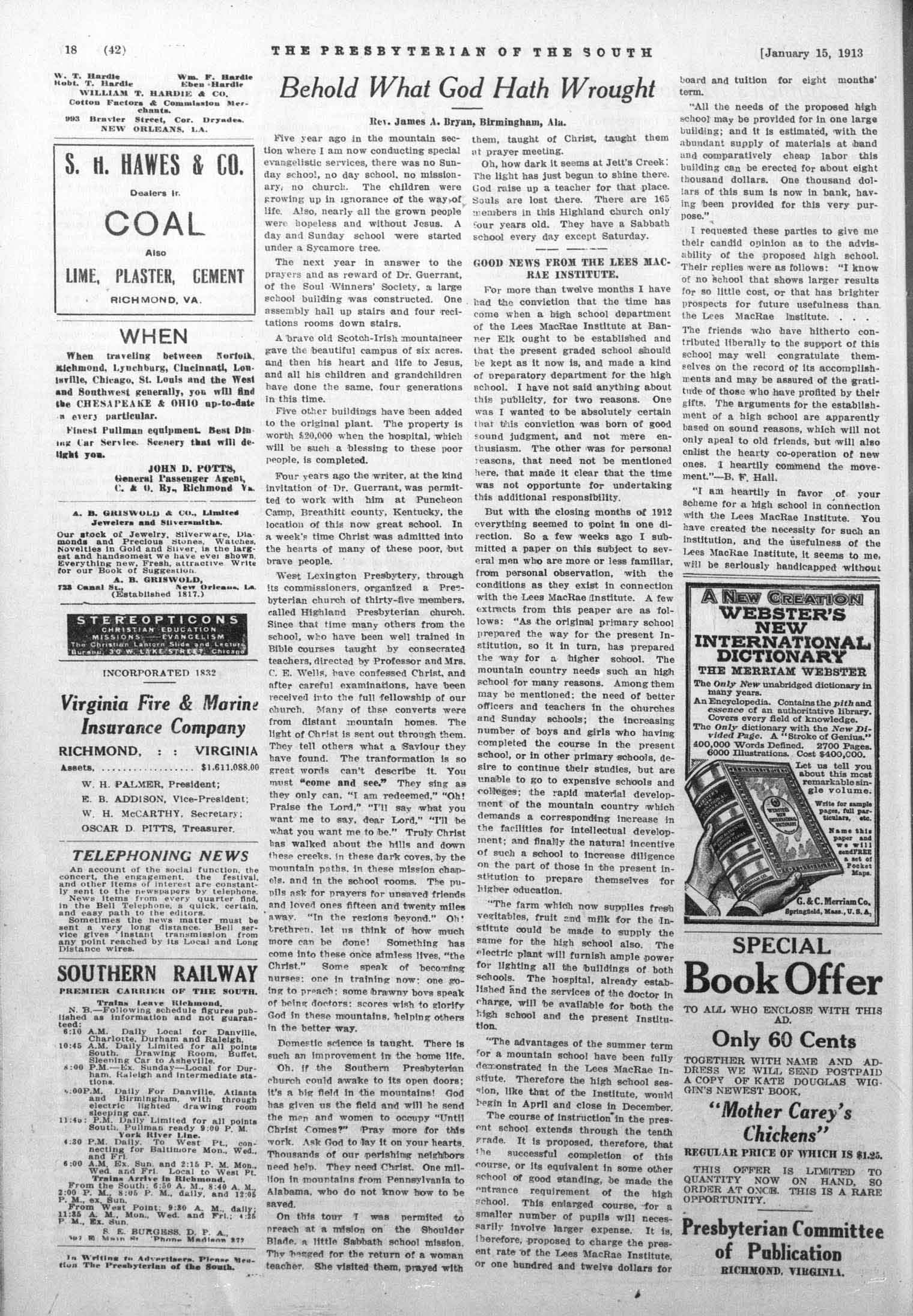 Behold What God Hath Wrought